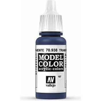 Vallejo Transparent Blue Paint 17ml