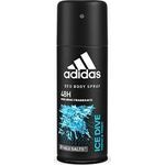 Adidas Ice Dive Deodorant 150ml Spray Developed With Athletes Cool Tech Fresh 24 Hour Boost
