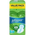 Whisper Ultra Clean Heavy Flow Wings Sanitary 32 pads 28cm