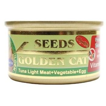 Seeds Golden Cat Canned Food Tuna Light Meat Vegetables And Egg 80g