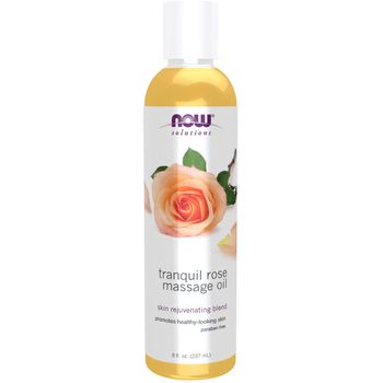 Now Foods Solutions Tranquil Rose Massage Oil 237ml