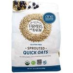 One Degree Organic Foods Organic Quick Oats Sprouted Case Of 680g