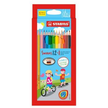 Stabilo Swans 12+1 Coloured Pencils 1870/13