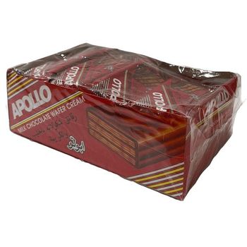 Krim Wafer Coklat Susu Apollo 24pcs x 19g