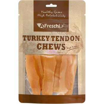 Afreschi Dog Sliced Turkey Tendon Strip 120g/pk [Pack of 9]