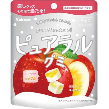 Kabaya Foods Pureral Gummy Apple 58g