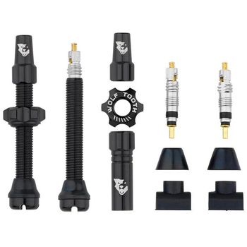 Wolf Tooth Tubeless Valve Stem Kit Black