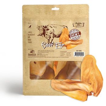 Absolute Bites Air-Dried Beef Ears Dog Treat 6pcs