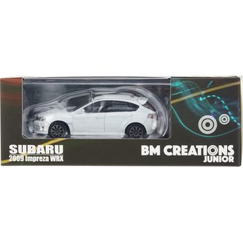 BM Creations Subaru Impreza WRX 2009 Silver RHD 1:64 Diecast Car