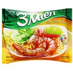 3 Mien Spicy Sour Shrimp Flavor Instant Noodles 65g