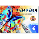 Farby Tempera Paints Set of 6