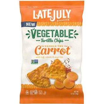 Late July Snacks Vegetable Tortilla Chips Carrot Tortilla Chips 156g