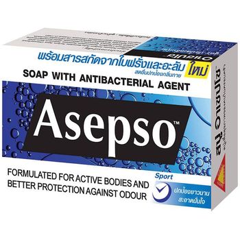 Asepso Bar Soap Sport Pack of 3 x 80g