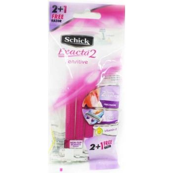 Pisau Cukur Pencukur Wanita Schick Exactra 2 2+1