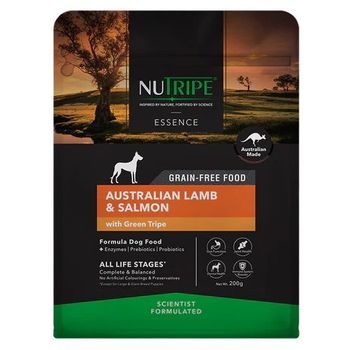 Nutripe Dog Essence Australian Lamb & Salmon with Green Tripe 200g
