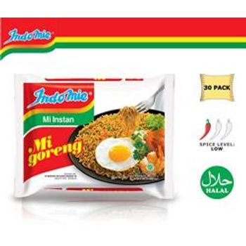 Indomie Mi Goreng Instant Stir Fry Noodles Halal Certified Original Flavor Pack Of 30 Packaging May Vary