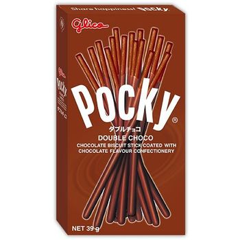 Glico Pocky Double Choco 10pcs 39g
