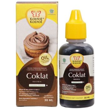 Koepoe Koepoe Pewarna Coklat Oil Food Coloring 30ml