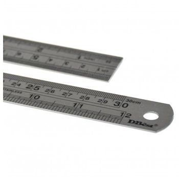 D-Best Stainless Steel Ruler 12 30cm