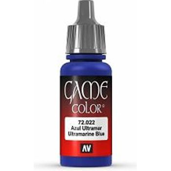 Vallejo Game Color Ultramarine Blue Paint 17ml