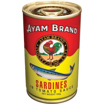 Ayam Brand Sardines in Tomato Sauce 155g
