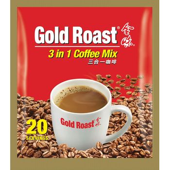Gold Roast 3 In 1 Coffee Mix 20pcs 20g