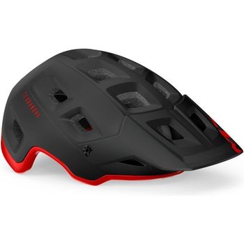 MET Helmet Terranova Mips Black And Red Glossy Medium
