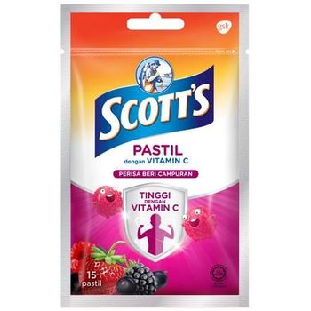 Scott's Vitamin C Mixed Berries Pastille 15pcs