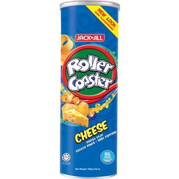 Jack 'n Jill Roller Coaster Potato Rings Cheese 100g