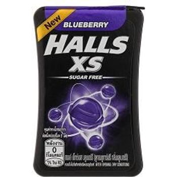 Halls Xs Blueberry Flavored Sugar Candy 15g