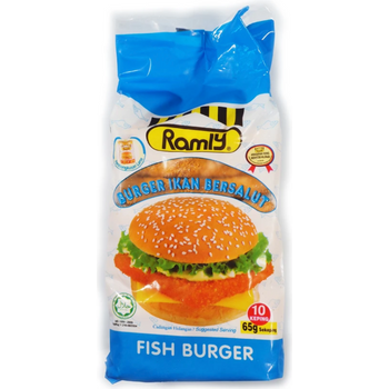 Ramly Burger Ikan Bersalut 10 Keping 65g
