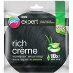 Godrej Expert Rich Creme Hair Colour Natural Black Long Lasting Grey Coverage No Ammonia 24ml