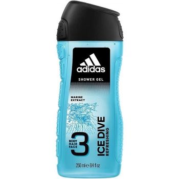 Adidas Ice Dive 3 in 1 Body Hair And Face Shower Gel 250ml