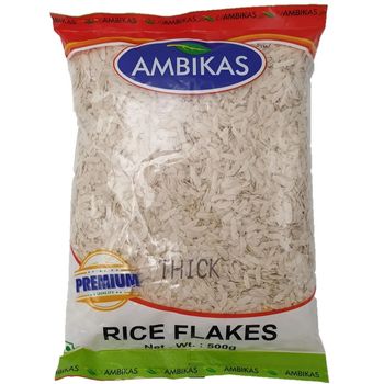 Ambikas Thick Poha Rice Flakes 500g