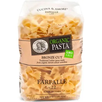 Kitchen Of Love Organic Farfalle Pasta 454g