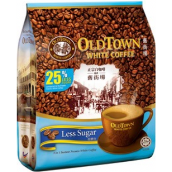Old Town 3 In 1 Instant White Coffee Less Sugar 35 x 15g