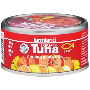 Farmland Skipjack Tuna Chunks in Oil 185g