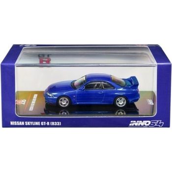 Inno Models Nissan Skyline GT-R R33 Bayside Blue Diecast Car