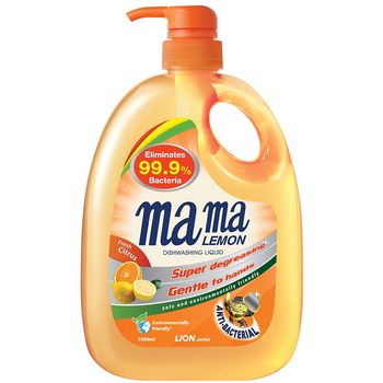 Mama Lemon Anti Bacterial Citrus Dishwashing Liquid 1l