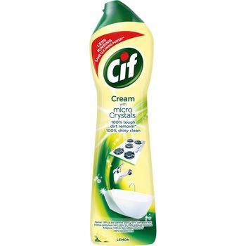 Cif Cream Lemon Cleanser Effective Cleaning 500ml