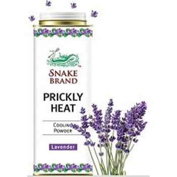 Snake Brand Prickly Heat Cooling Powder Lavender For Heat Rash 300g