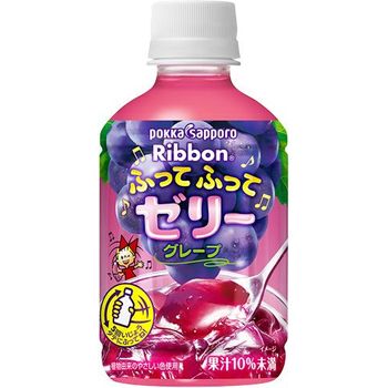 Pokka Sapporo Ribbon Futte Futte Jelly Grape 295g