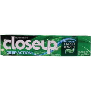 Close Up Deep Action Menthol 160g