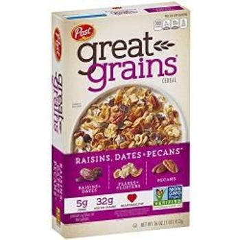 Great Grains Raisins Dates Pecans Whole Grain Cereal 453g