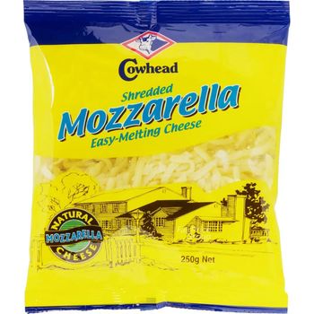 Cowhead Shredded Mozzarella 250g