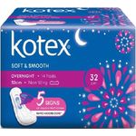 Kotex Soft And Smooth Overnight 14pcs 32cm