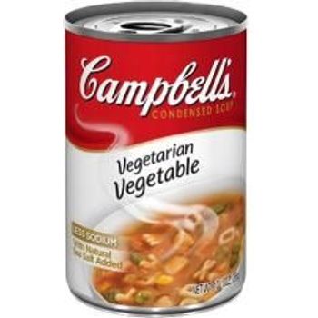 Campbells Condensed Vegetarian Vegetable Soup 10.5oz Can Pack Of 6