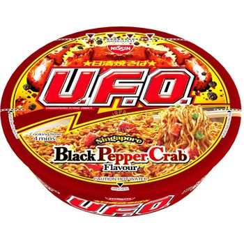Nissin Ufo Instant Cup Noodles Singapore Black Pepper Crab