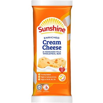 Sunshine Enriched Cream Cheese Hokkaido Milk Wholemeal Bread 65g