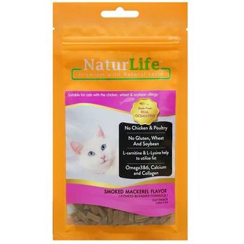 NaturLife Cat Smoked Mackerel with Sauce Fitness Blender Formula 40g